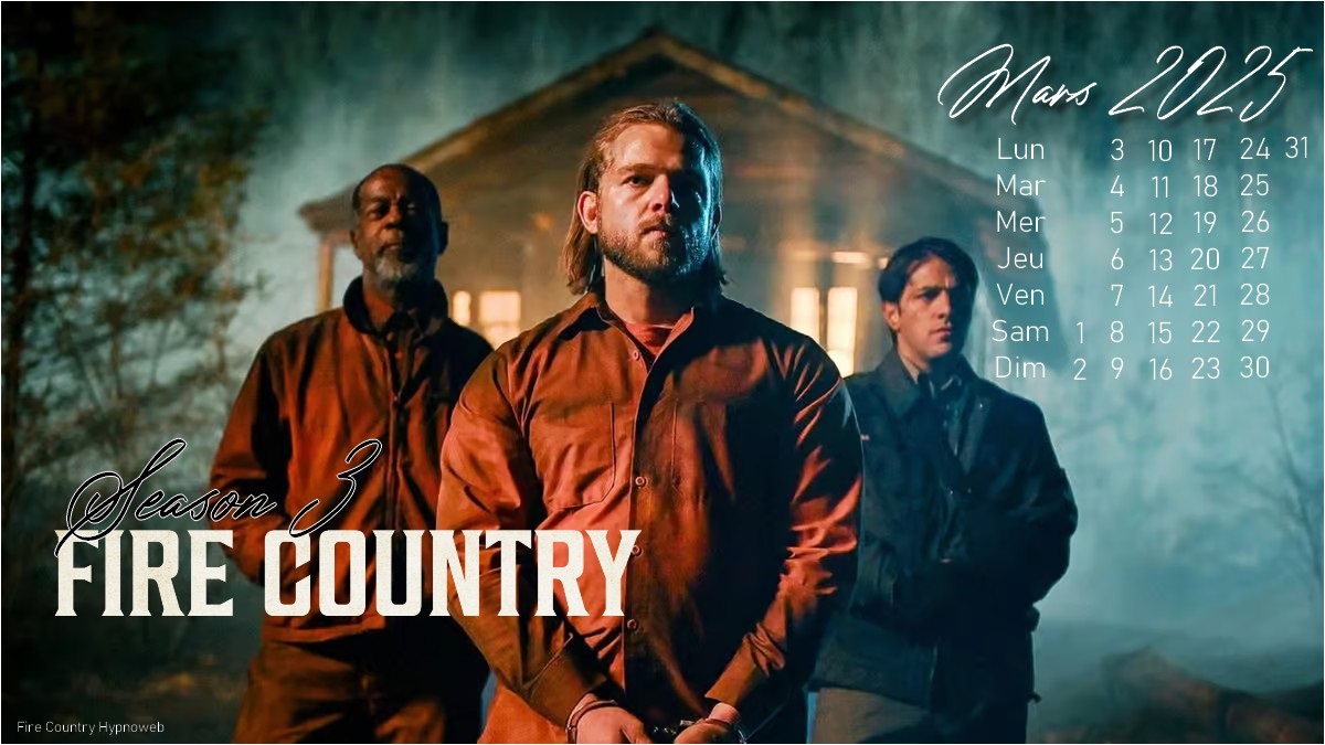Fire Country Hypnoweb calendrier
